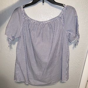 Pinstripe blouse